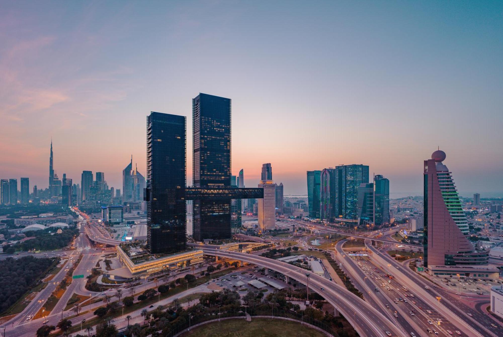 One&Only One Za'Abeel Hotell Dubai Eksteriør bilde View of the city