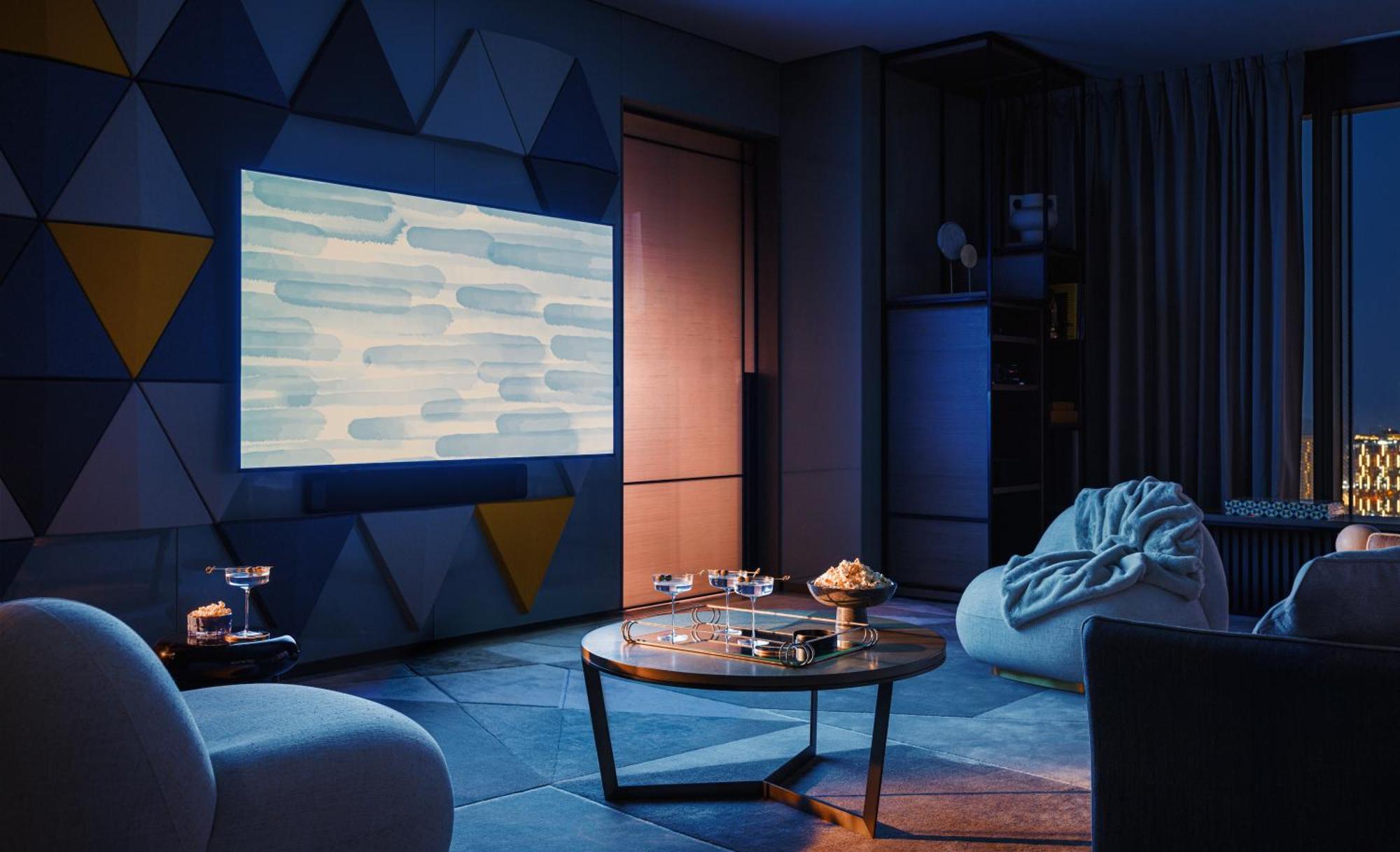One&Only One Za'Abeel Hotell Dubai Eksteriør bilde A room with a television